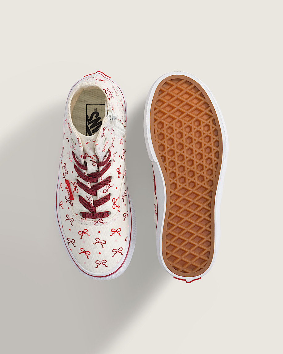 Little Kids Authentic Hi 20 Zip Shoe VANS Marshmallow White ALT2
