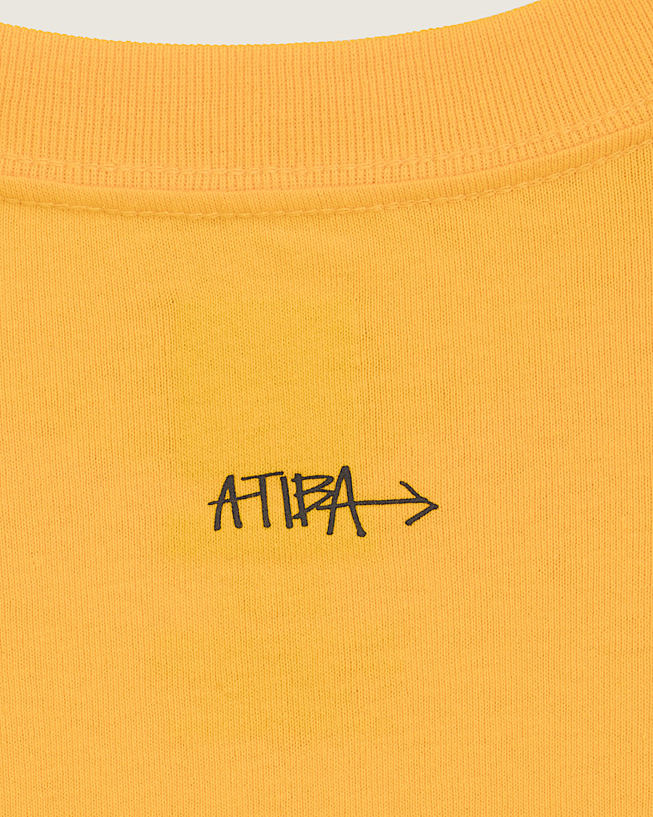 Vans X Atiba Long Sleeve TShirt VANS Atiba Sunny Yellow ALT6