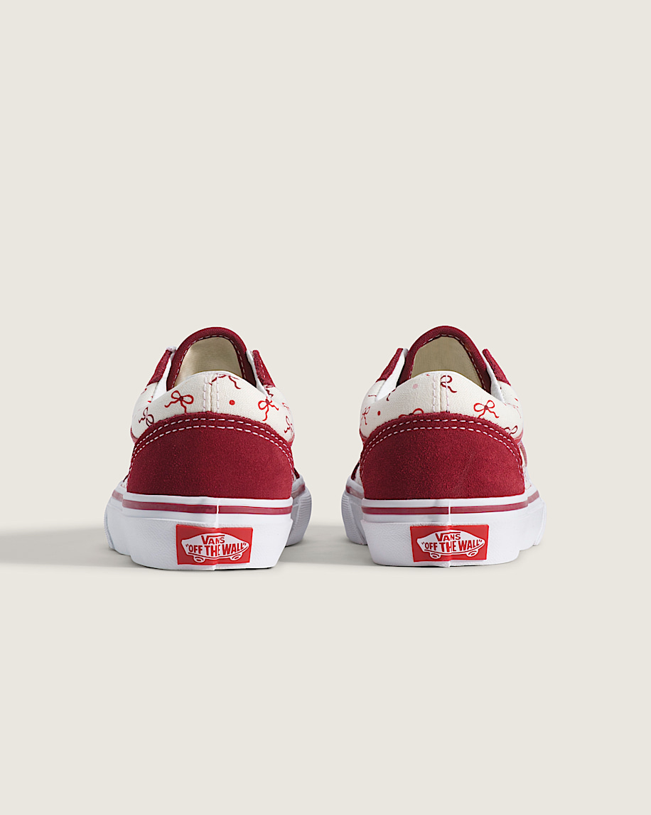 Little Kids Old Skool Shoe VANS Bordeaux Red ALT3