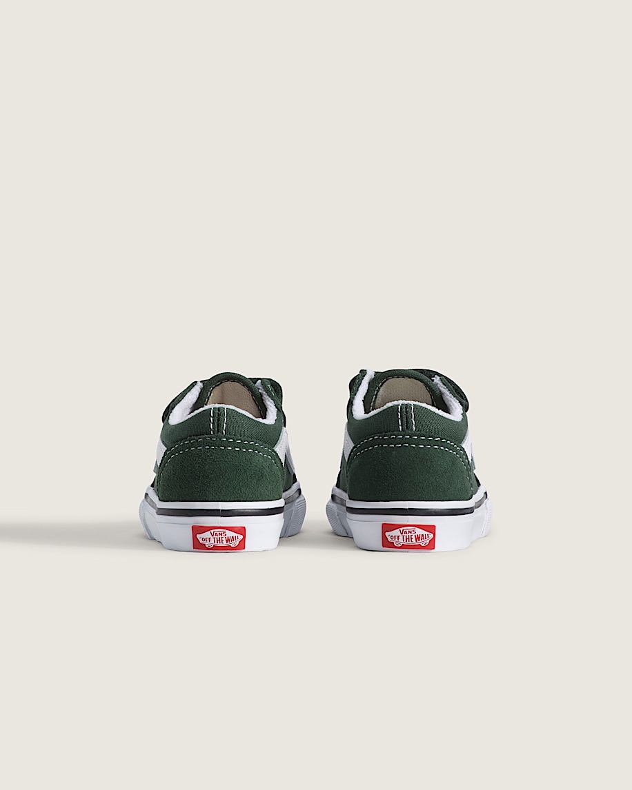 Toddler Old Skool V Shoe VANS Oil Green ALT3