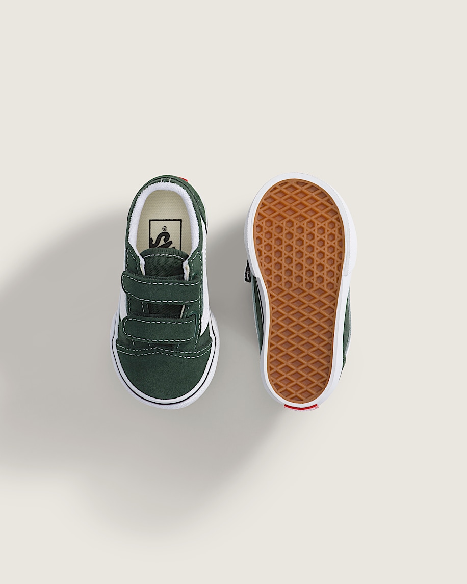 Toddler Old Skool V Shoe VANS Oil Green ALT2