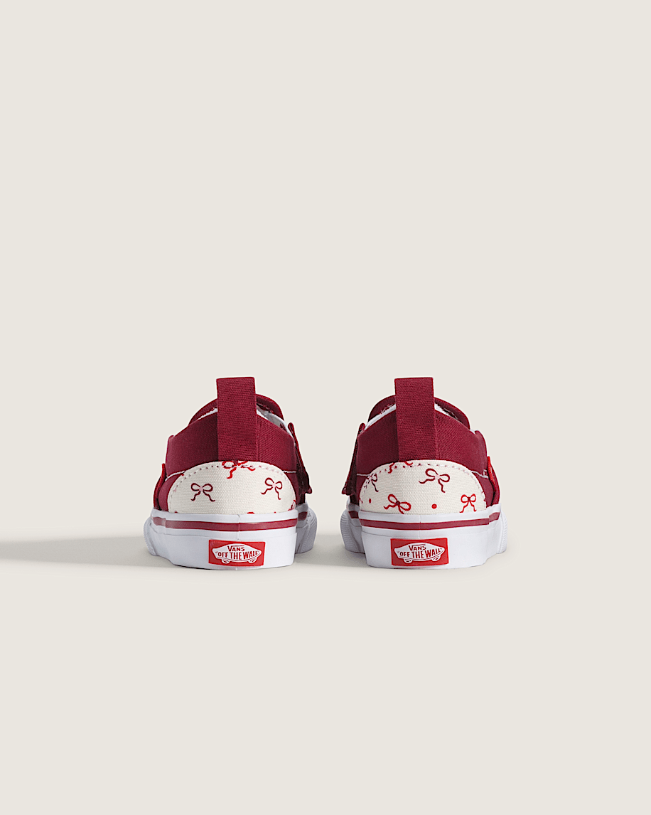 Toddler Classic SlipOn V Shoe VANS Bordeaux Red ALT3
