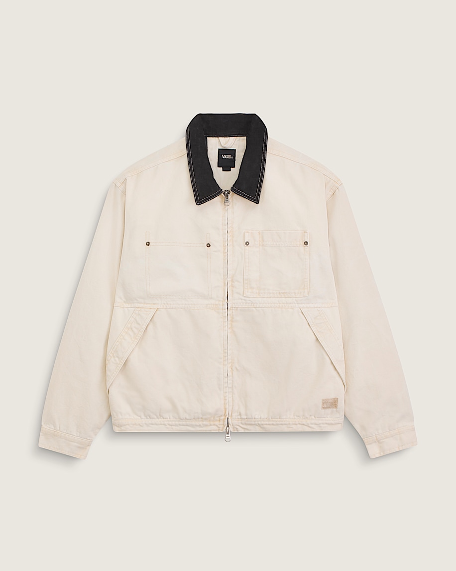 Nico Cropped Chore Canvas Jacket VANS Turtledove White HERO