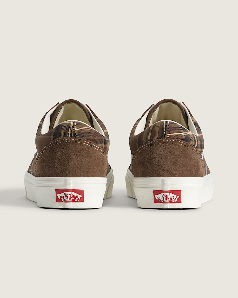 Old Skool Shoe VANS Plaid Vintage Cocoa Brown ALT3