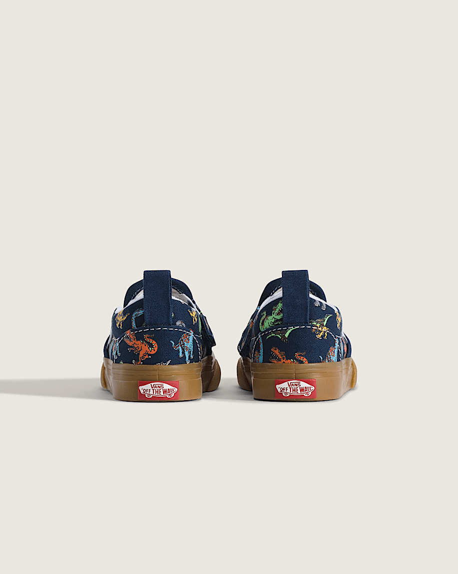 Toddler Classic SlipOn V Shoe VANS GlowintheDark Navy Blue ALT3
