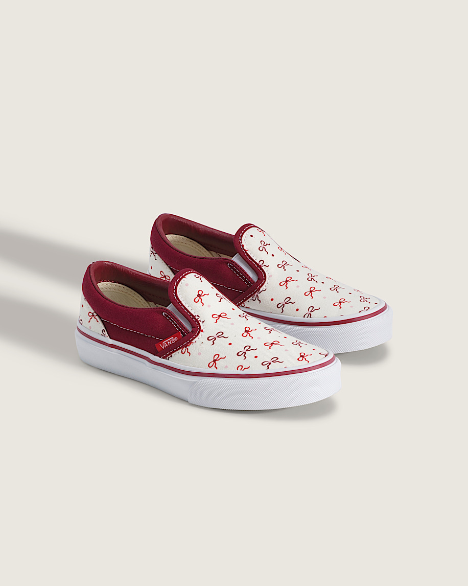 Little Kids Classic SlipOn Shoe VANS Bordeaux Red ALT1