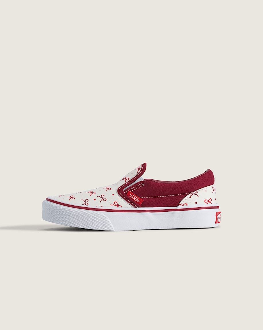Little Kids Classic SlipOn Shoe VANS Bordeaux Red HERO