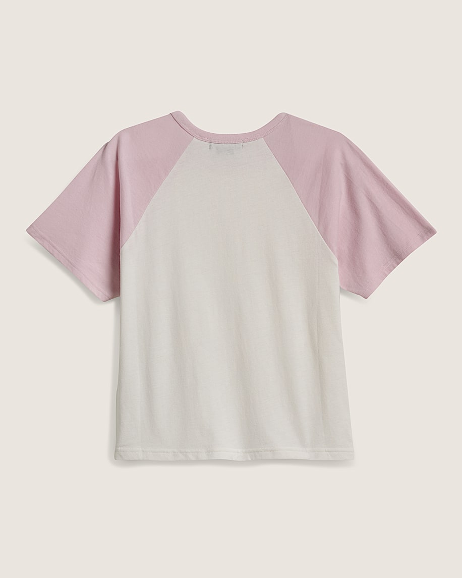 Gracie Raglan TShirt VANS Marshmallow White ALT1