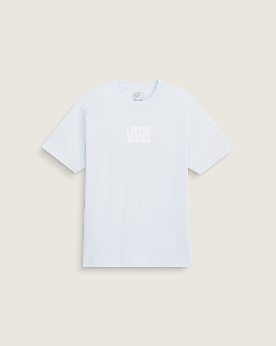 Stretch Logo Short Sleeve Tee VANS Blue Water HERO