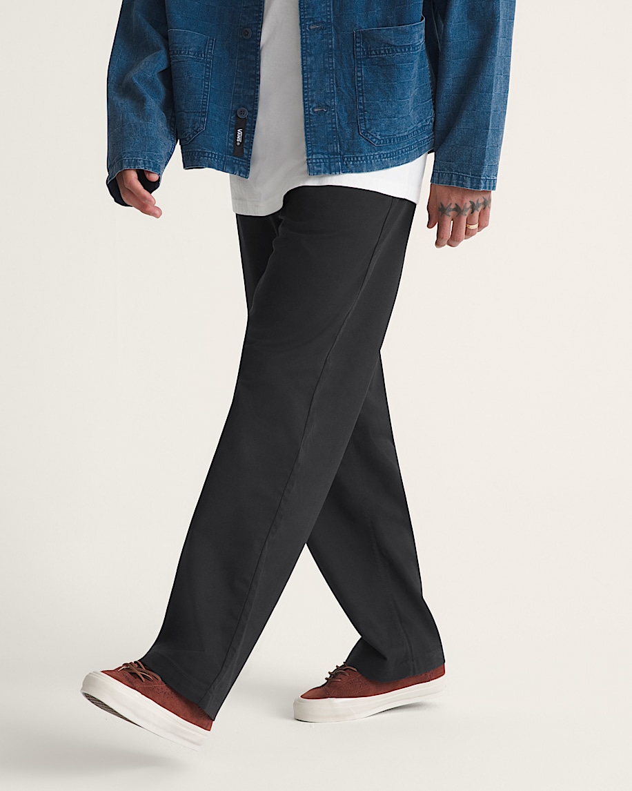 Authentic Chino Loose Pants VANS Black ALT5
