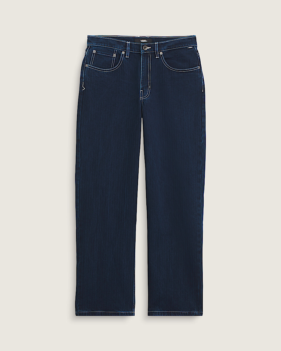 Check5 Loose Denim Herringbone Pant VANS Indigo Herringbone Blue ALT1