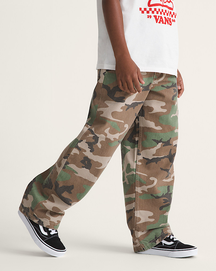 Check5 Baggy AOP Denim Pant VANS Camo Green  Aluminum Grey ALT3