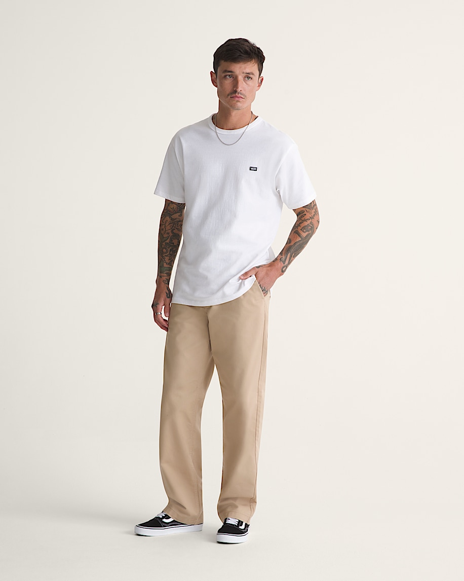 Authentic Chino Straight Pants VANS Incense Brown ALT3