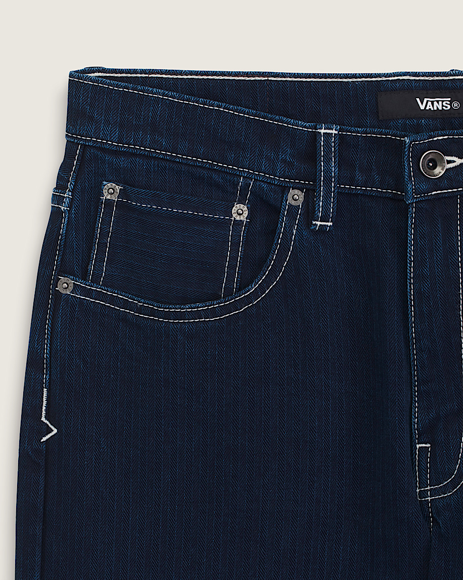 Check5 Loose Denim Herringbone Pant VANS Indigo Herringbone Blue ALT6