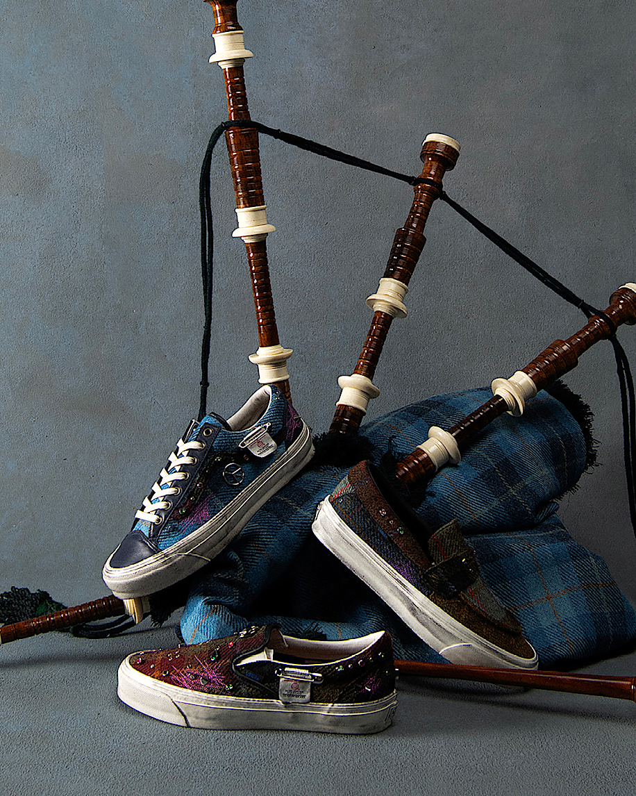 Premium Classic Harris Tweed® Slip-On Shoe | Vans US