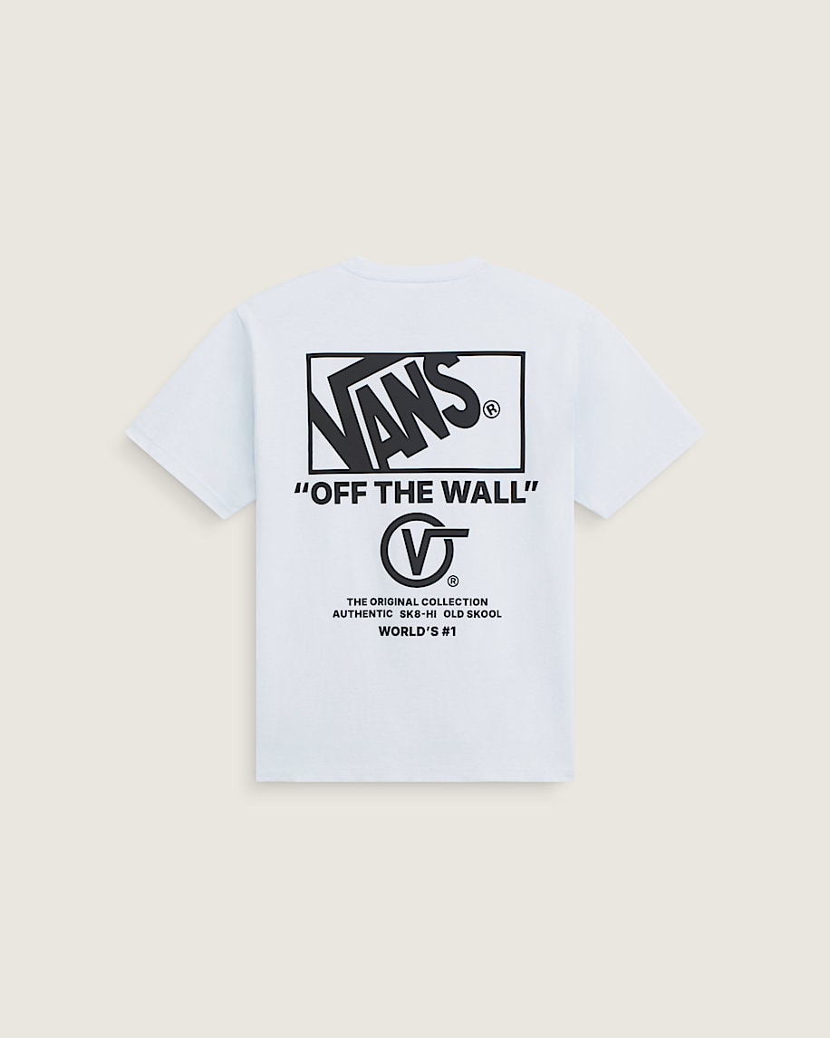 Stacked Hi Short Sleeve Tee VANS Blue Water HERO