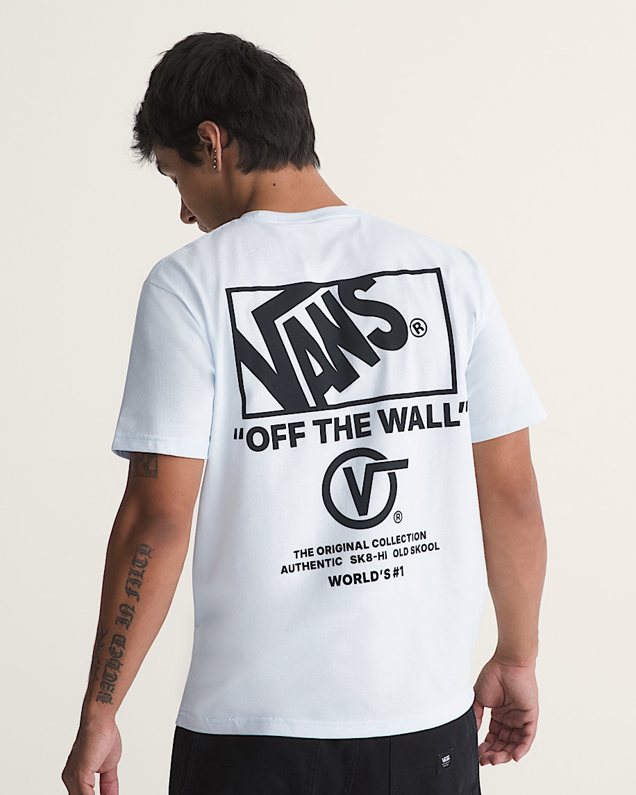 Stacked Hi Short Sleeve Tee VANS Blue Water ALT3