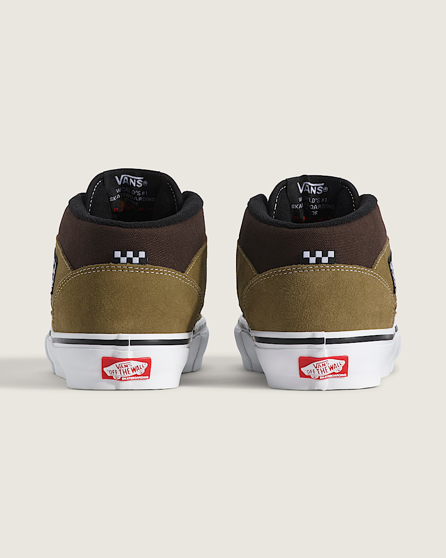 Skate Half Cab Shoe VANS Olive Brown ALT3