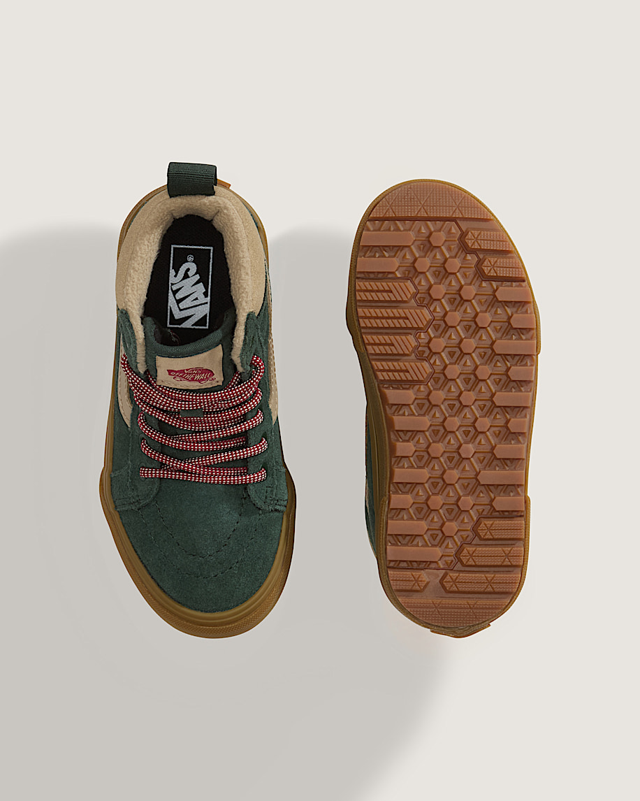 Little Kids Sk8Hi Insulated Shoe VANS Gum Oil Green ALT3