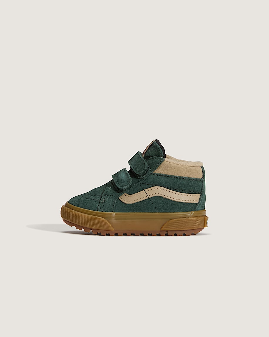 Toddler SK8Mid V Insulated Shoe VANS Gum Oil Green HERO