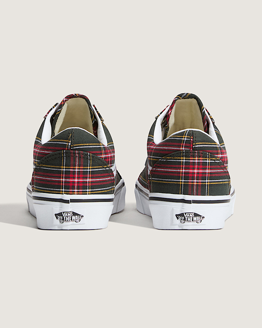 Old Skool Shoe VANS Tartan Oil Green ALT3
