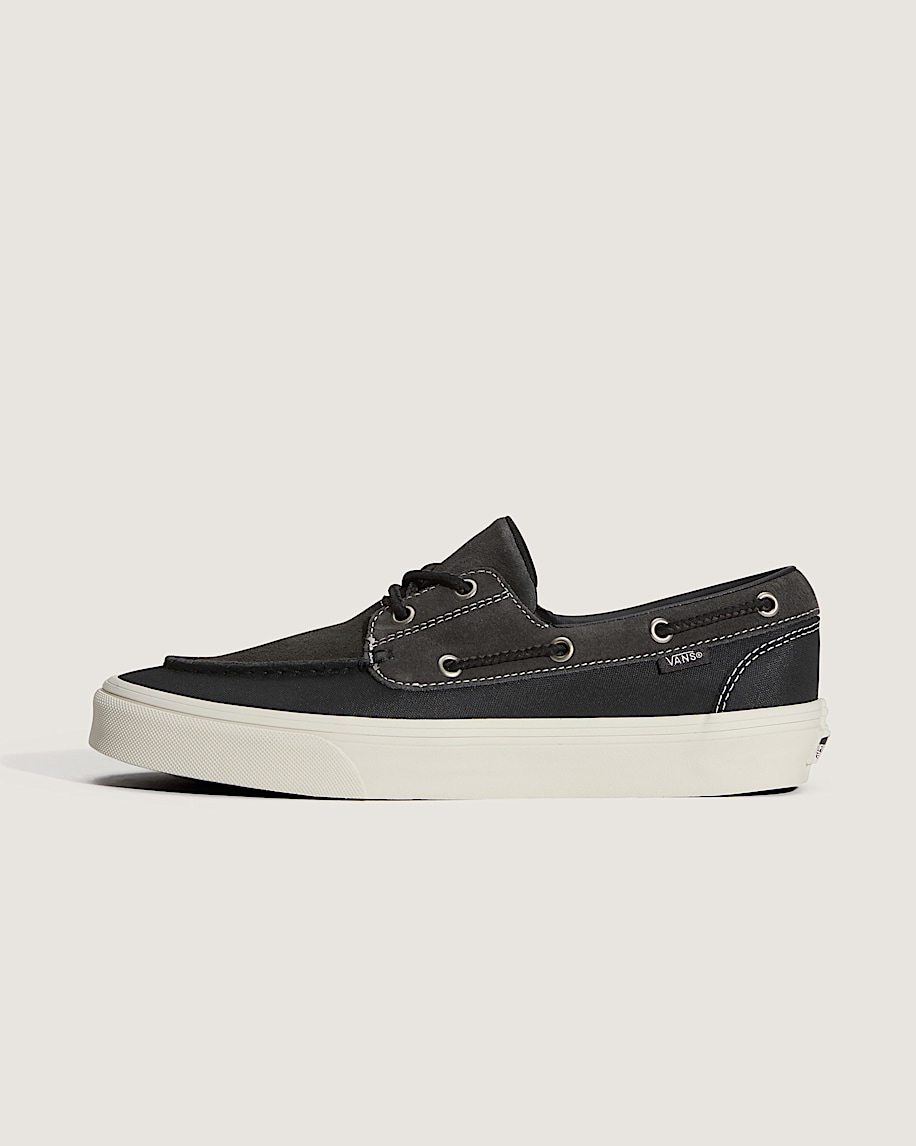 2Eyelet Boat Shoe VANS Weatherized Faded Black HERO