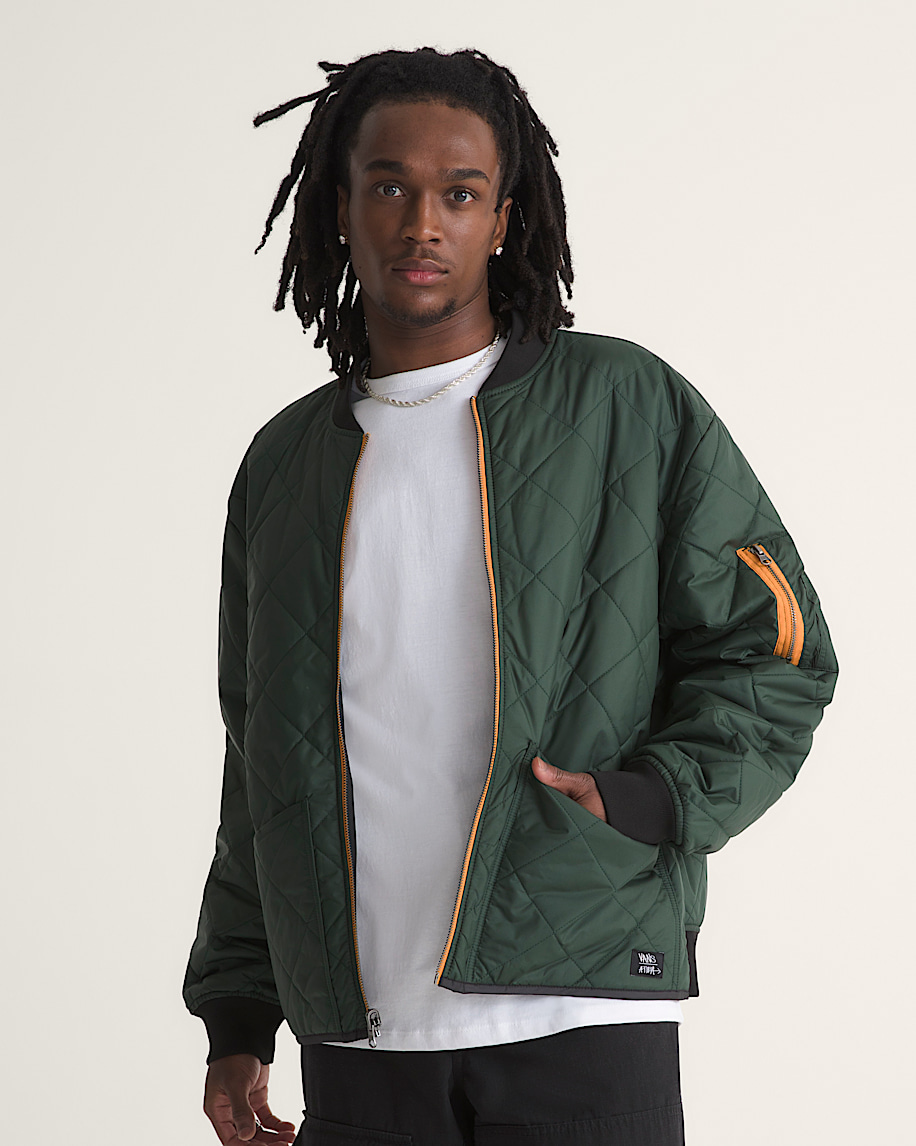Vans X Atiba Jacket VANS Atiba Oil Green ALT2