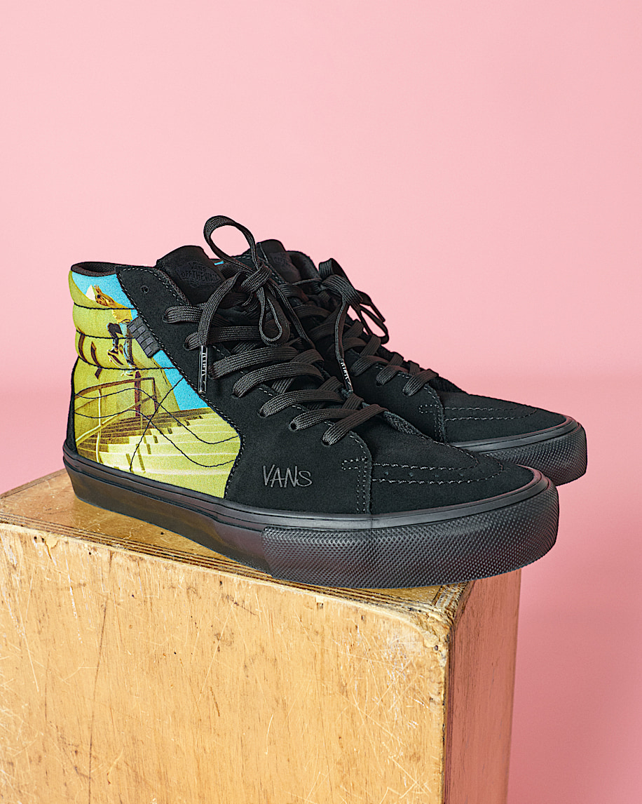 Skate Sk8Hi Shoe by Atiba VANS Atiba Black  Multi ALT10