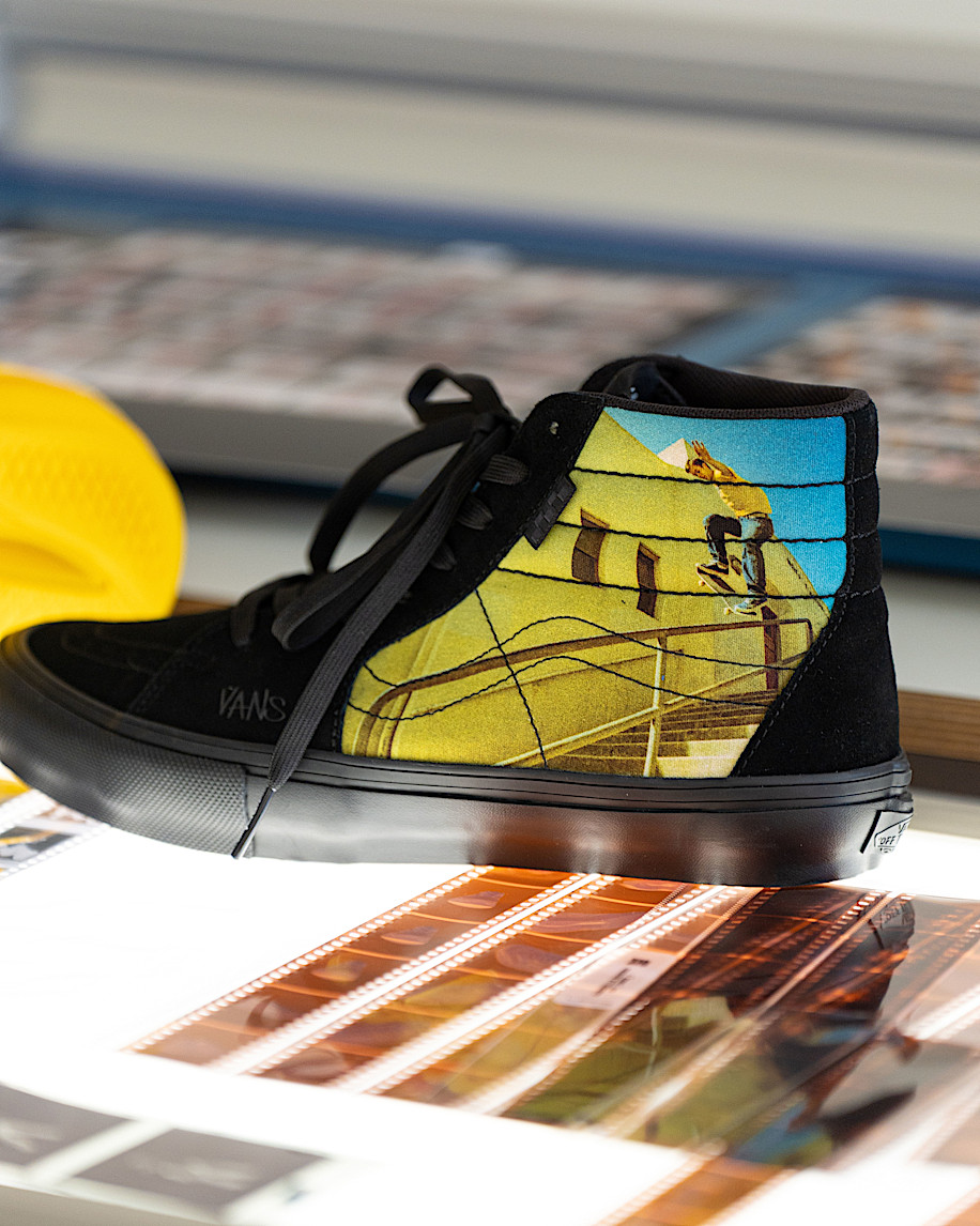 Skate Sk8Hi Shoe by Atiba VANS Atiba Black  Multi ALT11