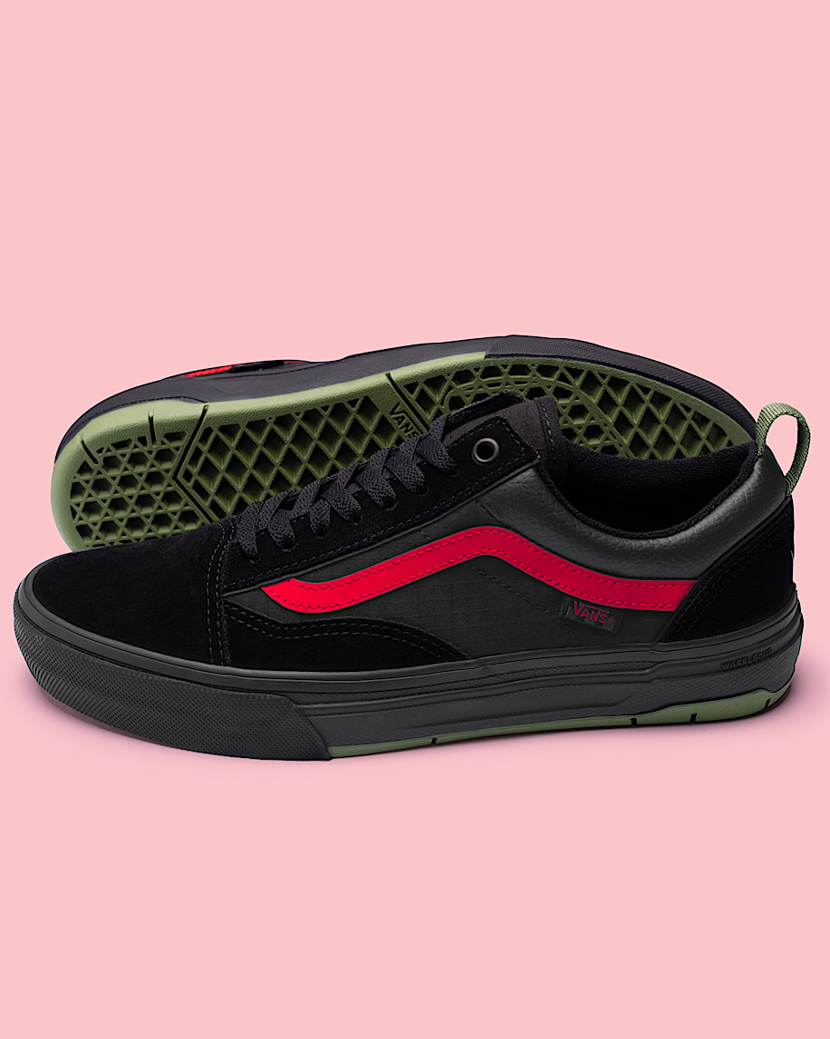Skate Old Skool Wafflecup Shoe by Atiba VANS Atiba Black  Green ALT9