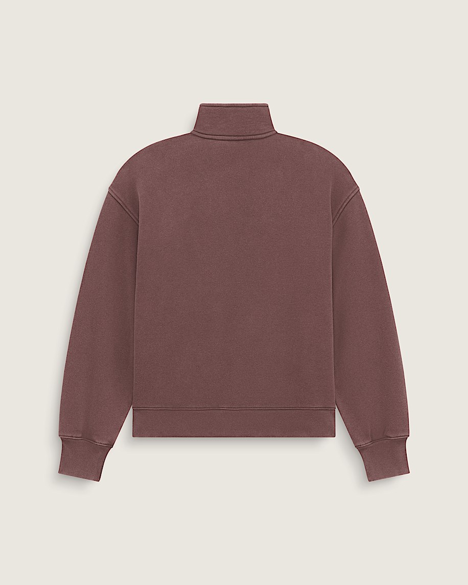 Funnel Neck Sweatshirt VANS Port Brown ALT1