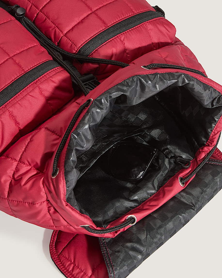 Scatter Quilted Backpack VANS Bordeaux Red ALT3