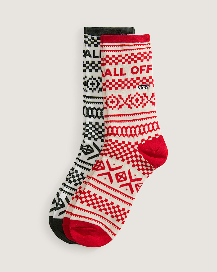 Ticker Crew Socks VANS Racing Red HERO
