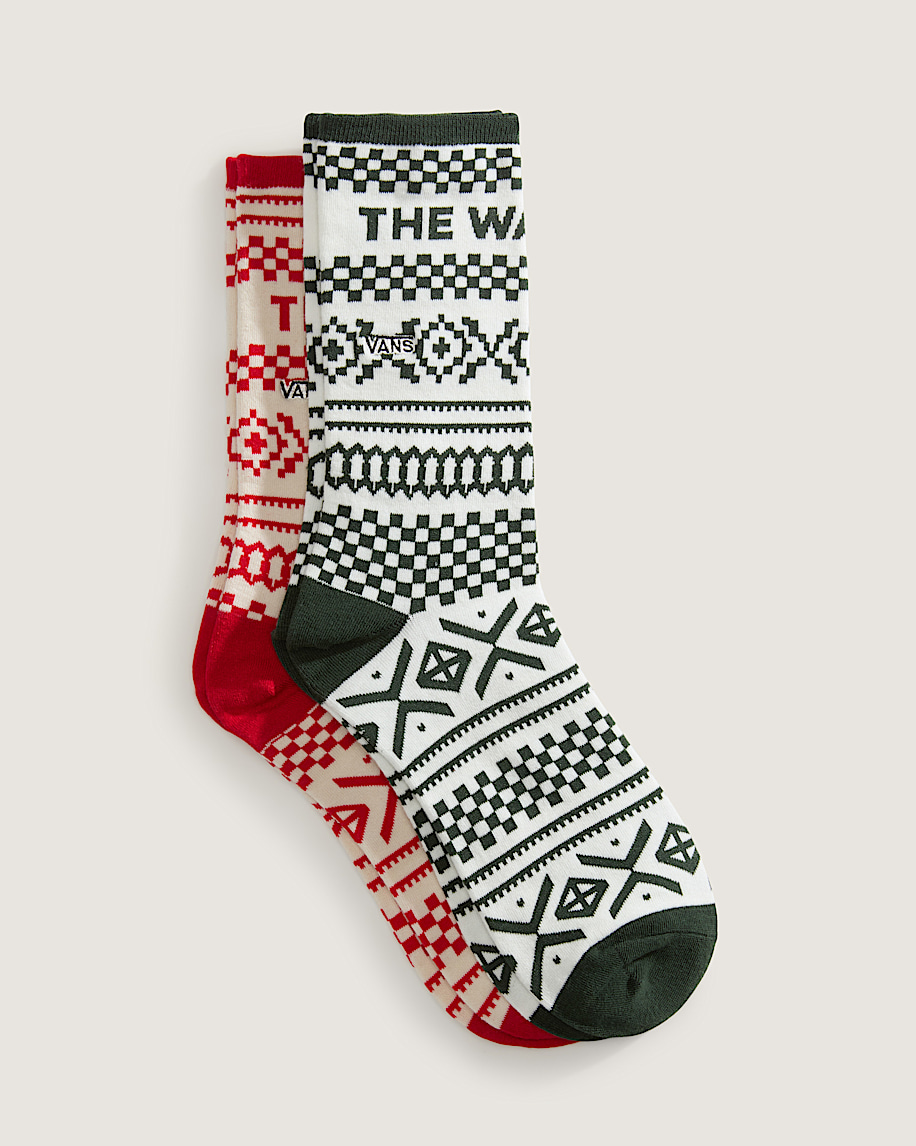 Ticker Crew Socks VANS Racing Red ALT1