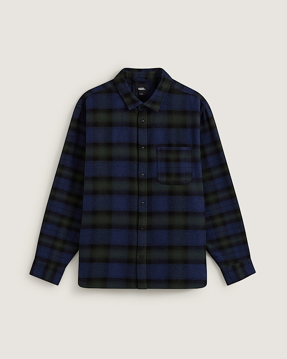 Lawson Mixed Plaid Flannel Shirt VANS Dress Blues HERO