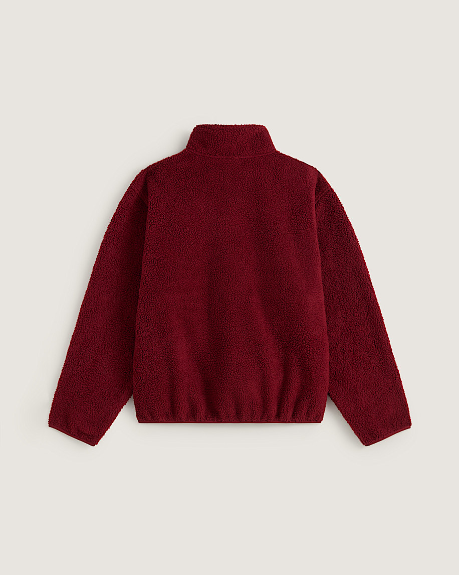 Shepard HalfZip Polar Fleece VANS Bordeaux Red ALT1