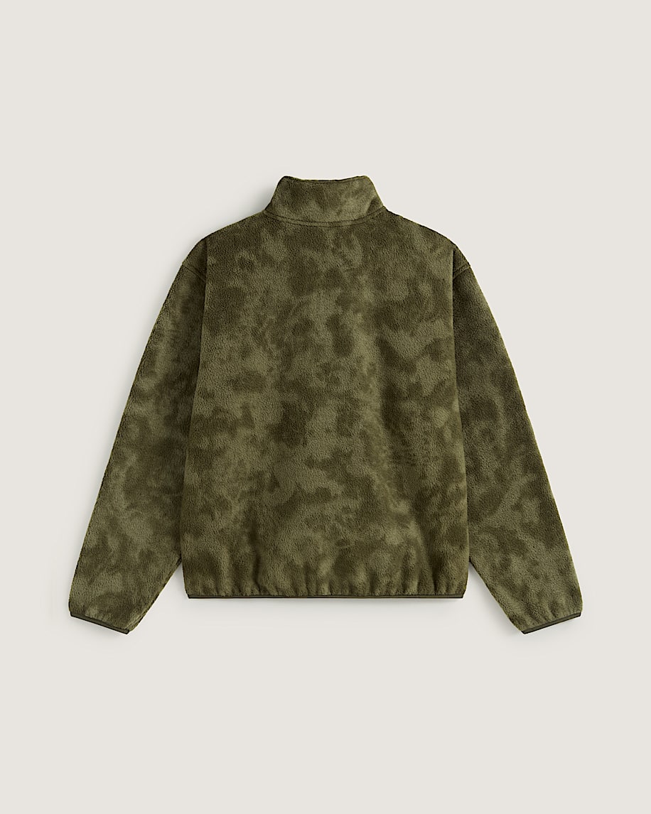 Shepard HalfZip Polar Fleece VANS Mossy Olive Green  Obsidian Fern Green ALT1
