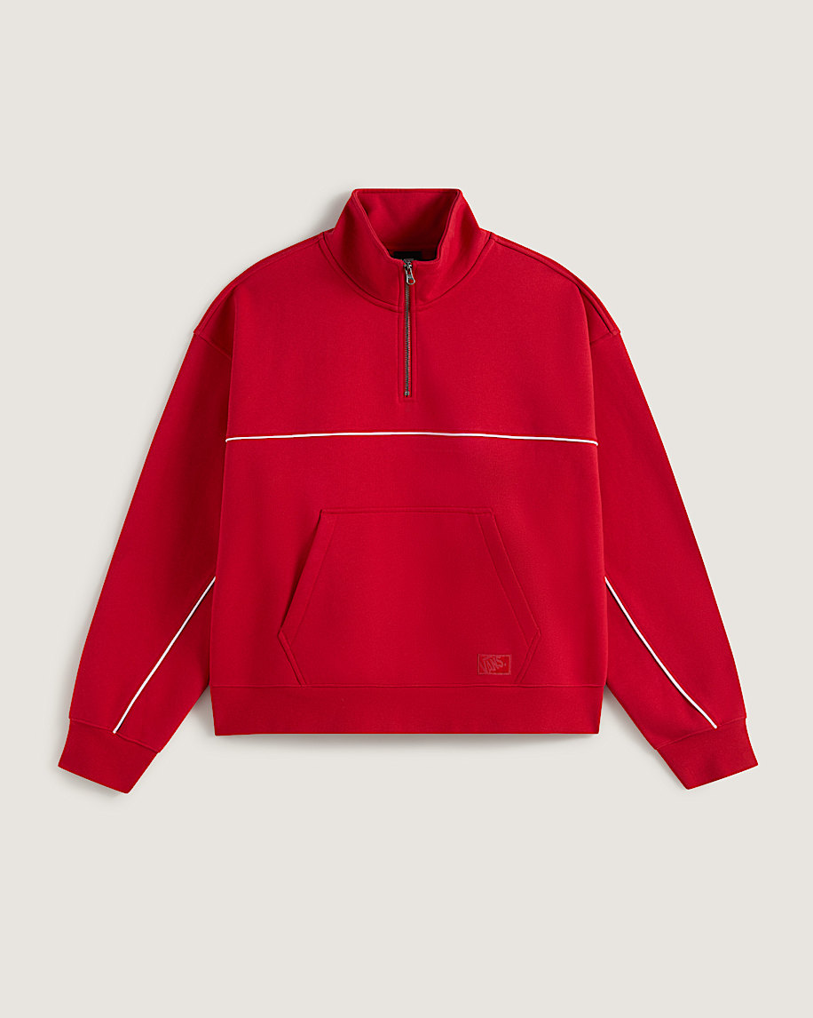 Blocked Qzip Pullover VANS Racing Red HERO