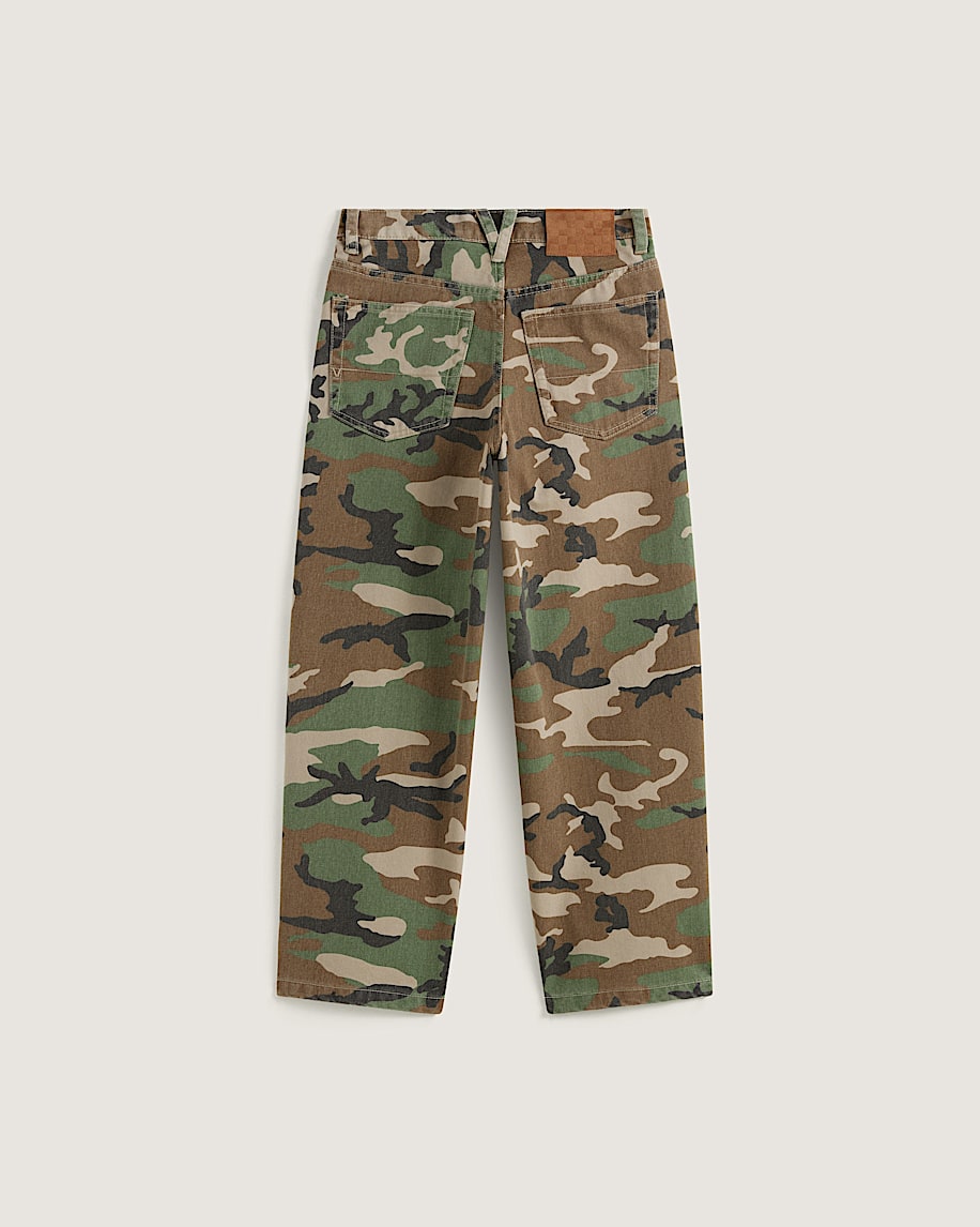 Check5 Baggy AOP Denim Pant VANS Camo Green  Aluminum Grey ALT1