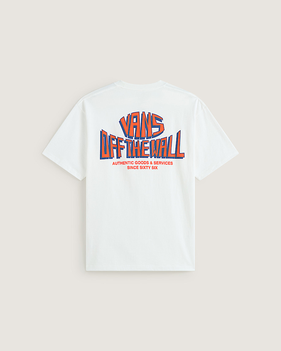 Panoramic Short Sleeve Tee VANS White HERO