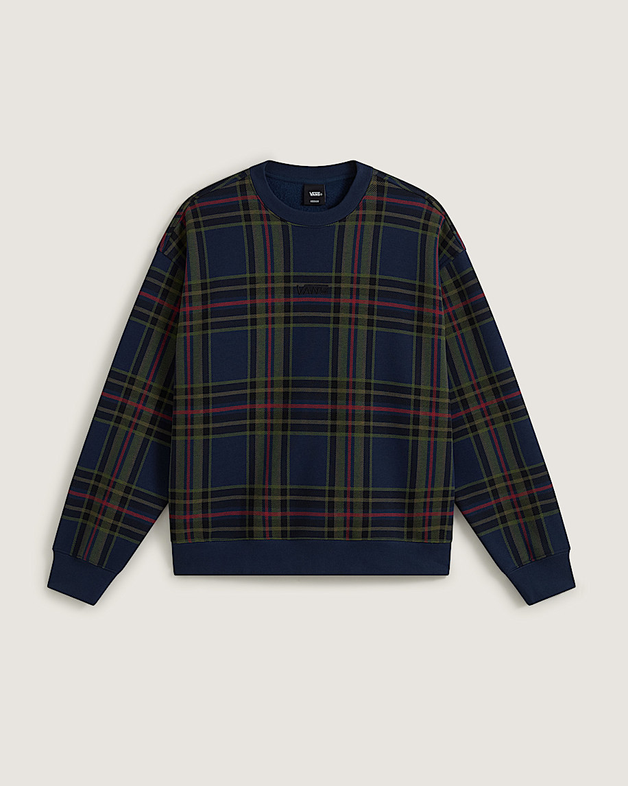 Printed Plaid Crewneck VANS Dress Blues HERO
