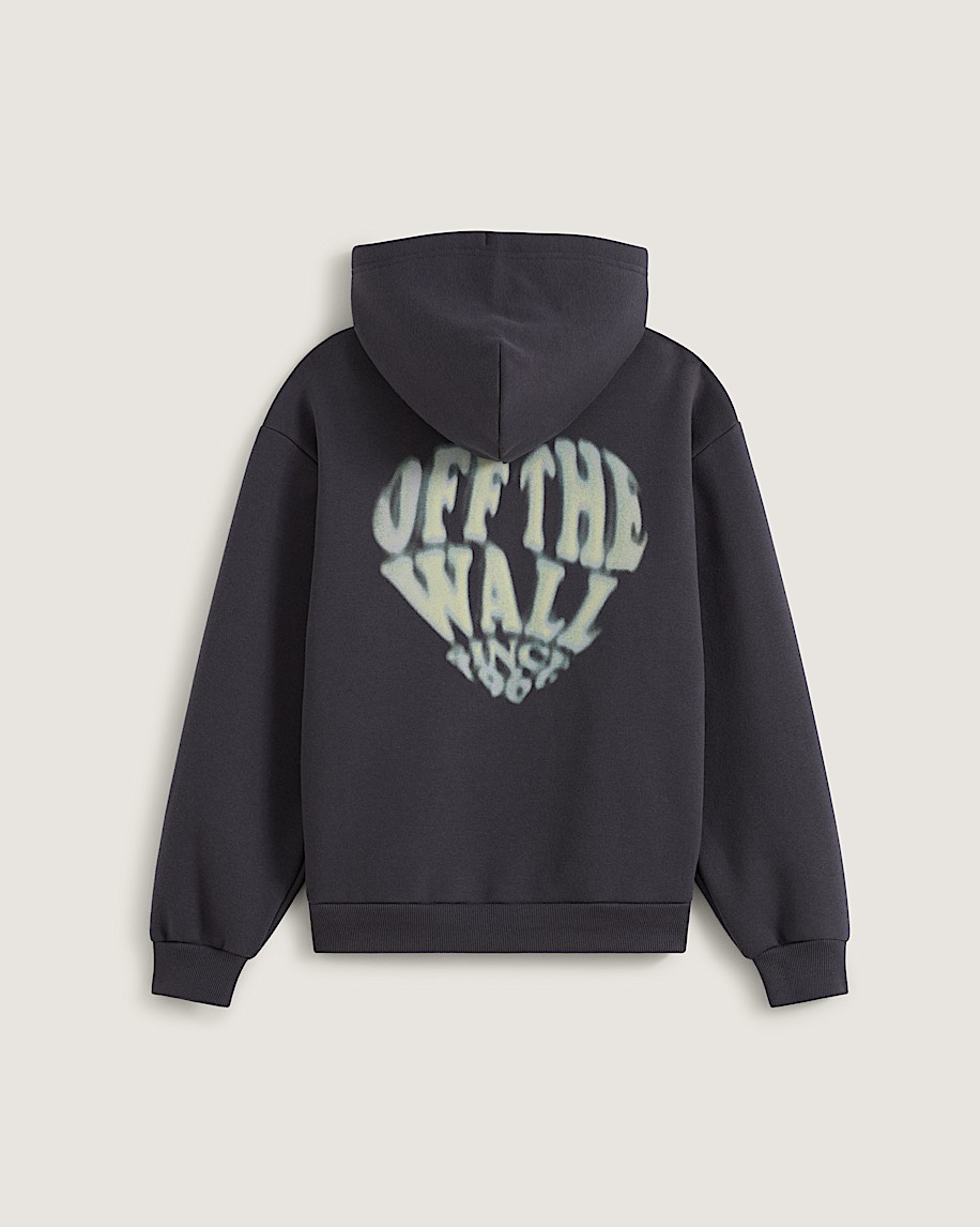 Heartbeats Zip Up VANS Charcoal Grey HERO