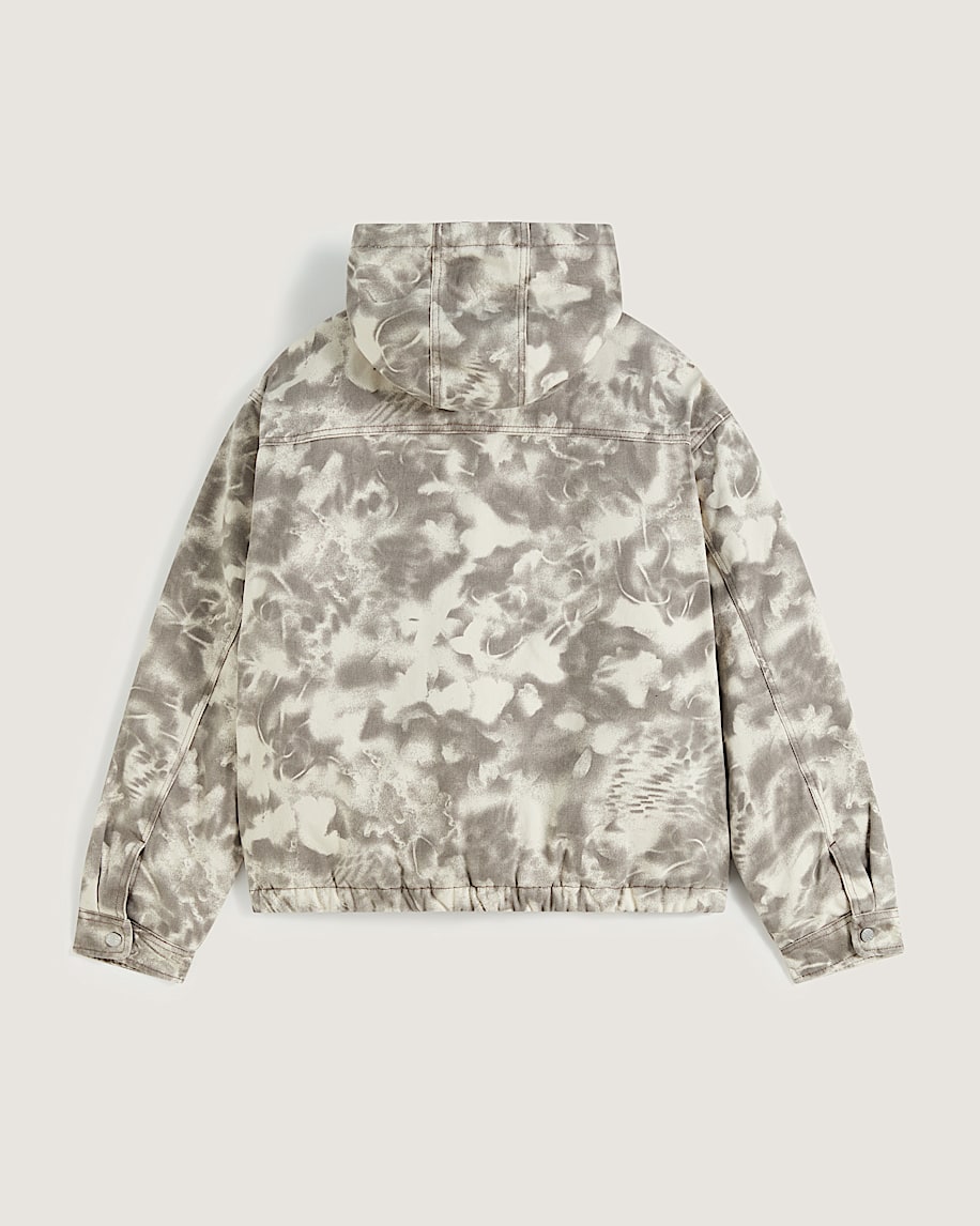 Rez Cropped Denim Jacket VANS Turtledove White  Walnut Brown ALT1