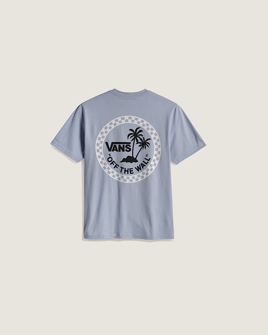Kids Knu Palms TShirt VANS Soft Slate Blue HERO