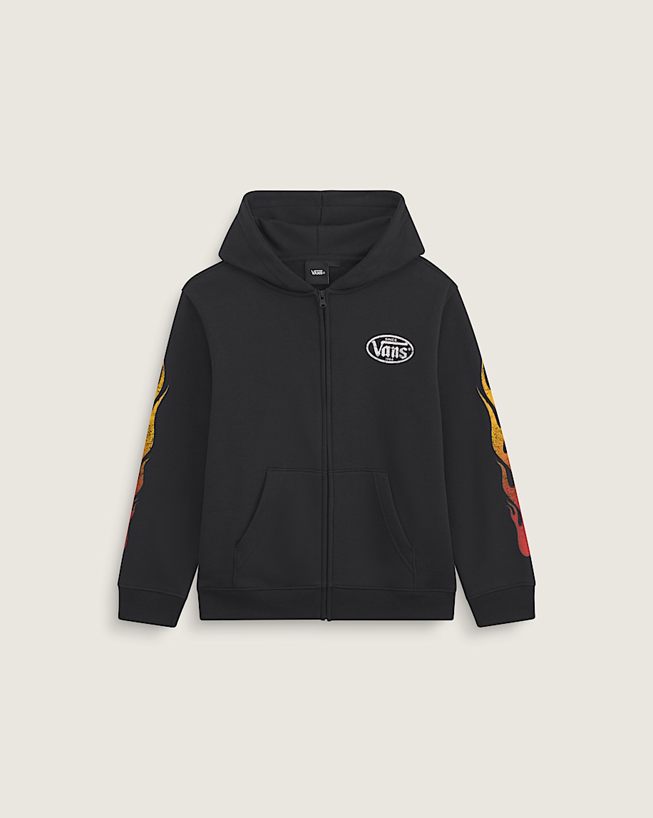 Burnin Up Full Zip VANS Black HERO