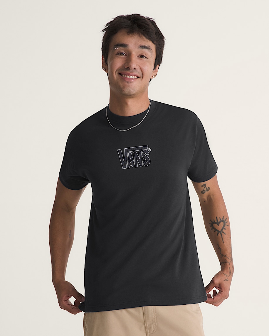 Stretch Logo Fill Short Sleeve Tee VANS Black ALT2