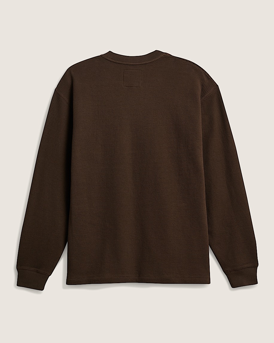 Navigate Thermal Long Sleeve Shirt VANS Brown ALT1