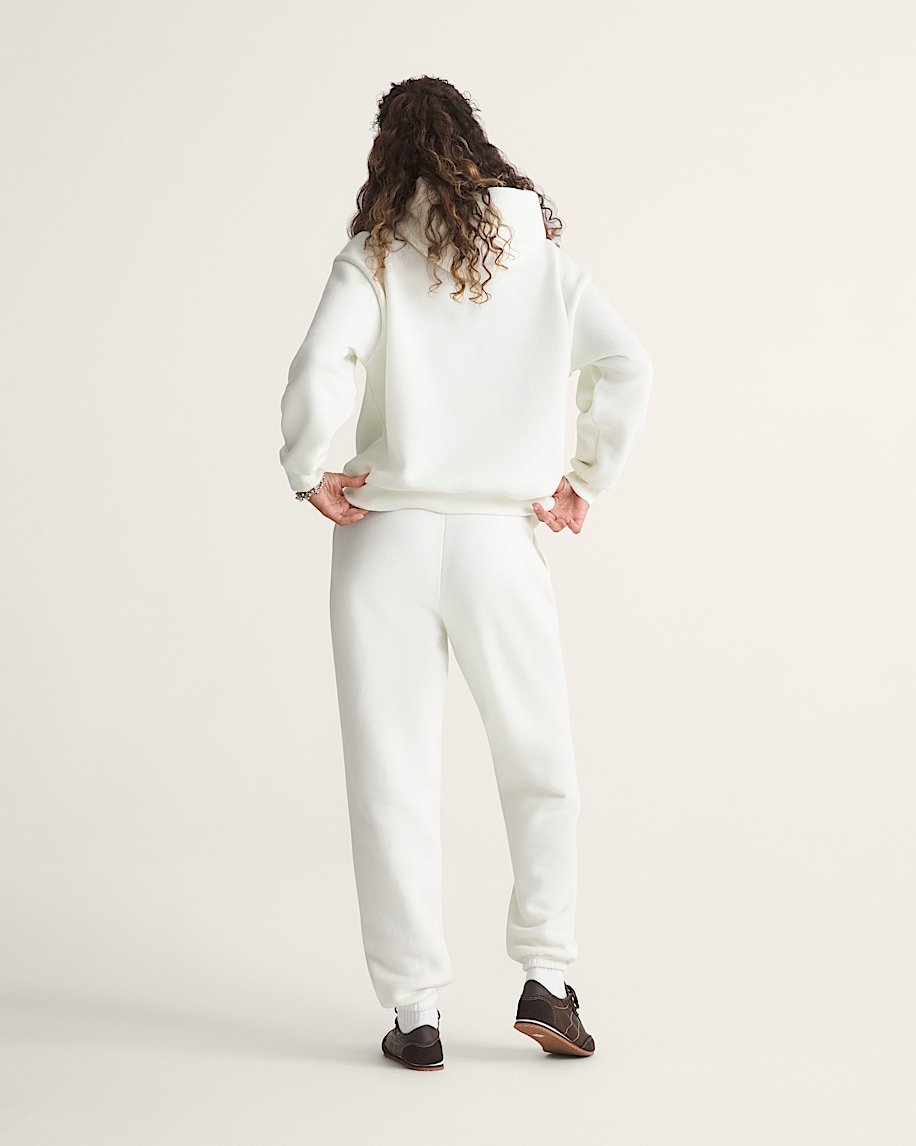 Salton Fleece Jogger Pants VANS Marshmallow White ALT4