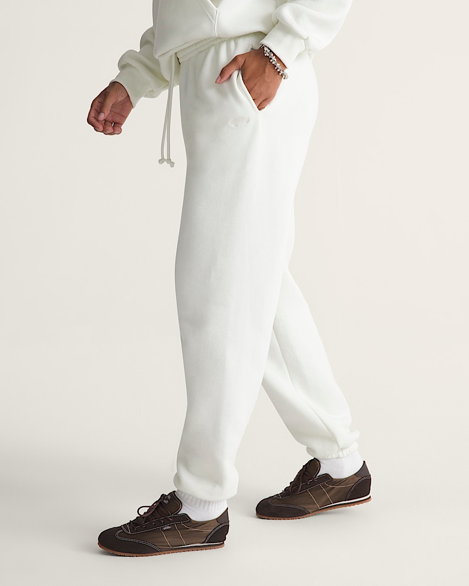 Salton Fleece Jogger Pants VANS Marshmallow White ALT5