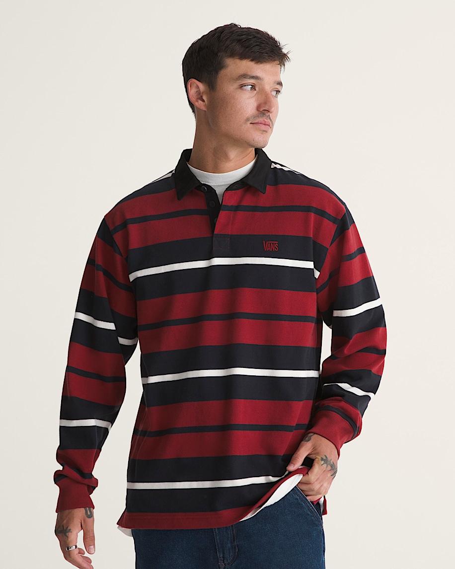 Fly High Rugby Long Sleeve VANS Bordeaux Red ALT2